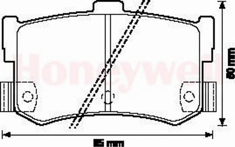 BENDIX 572123B - Kit pastiglie freno, Freno a disco autozon.pro