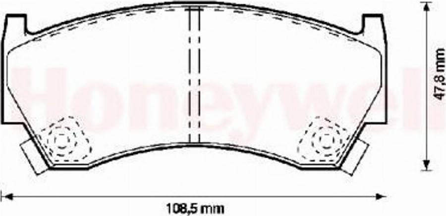 BENDIX 572396 B - Kit pastiglie freno, Freno a disco autozon.pro