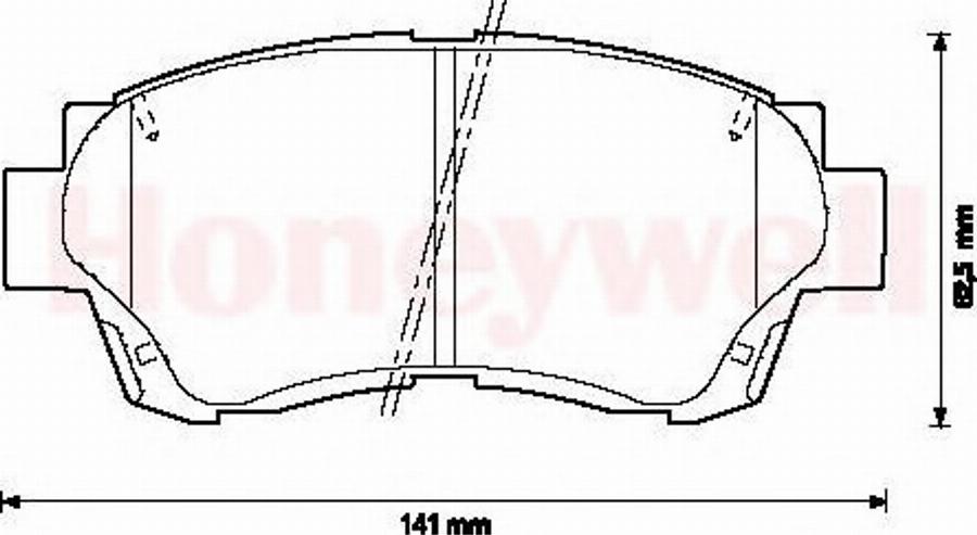 BENDIX 572392B - Kit pastiglie freno, Freno a disco autozon.pro