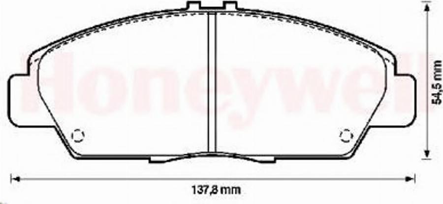 BENDIX 572350B - Kit pastiglie freno, Freno a disco autozon.pro