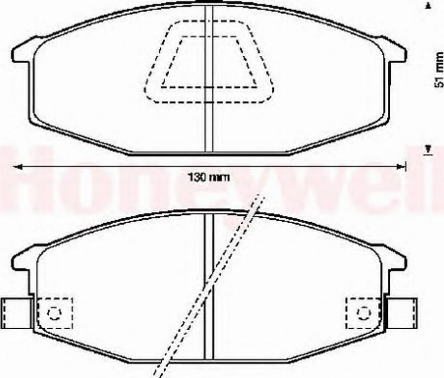 BENDIX 572315B - Kit pastiglie freno, Freno a disco autozon.pro