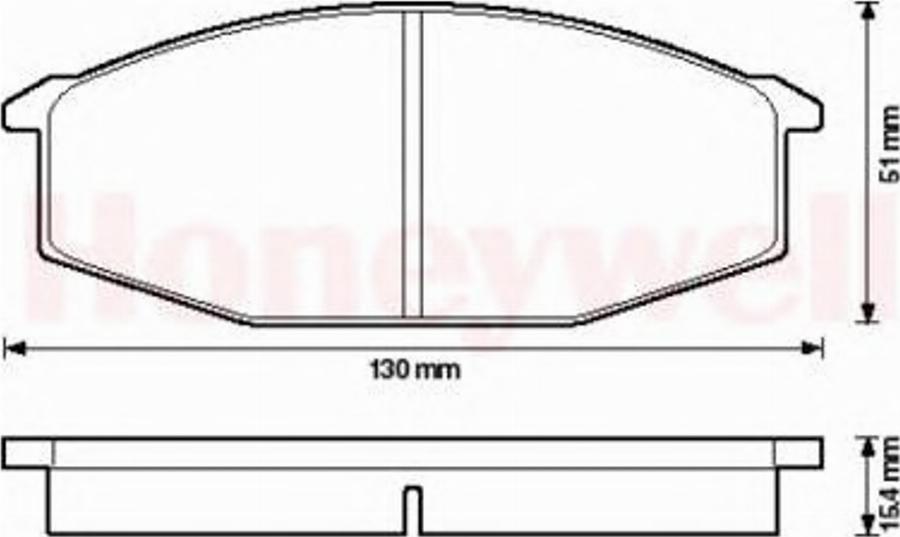 BENDIX 572316B - Kit pastiglie freno, Freno a disco autozon.pro