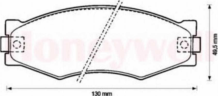 BENDIX 572313B - Kit pastiglie freno, Freno a disco autozon.pro