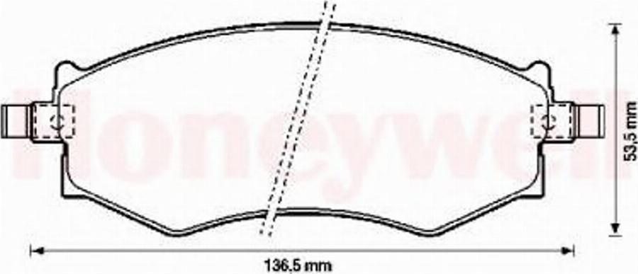 BENDIX 572339B - Kit pastiglie freno, Freno a disco autozon.pro