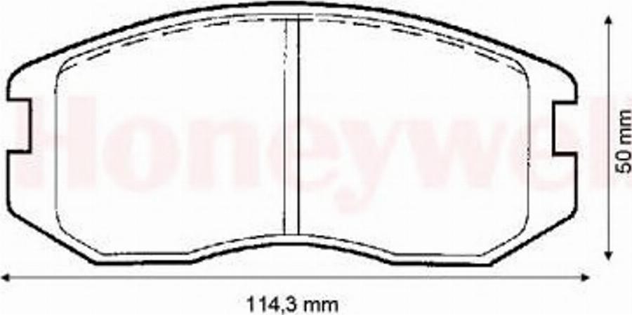 BENDIX 572375B - Kit pastiglie freno, Freno a disco autozon.pro