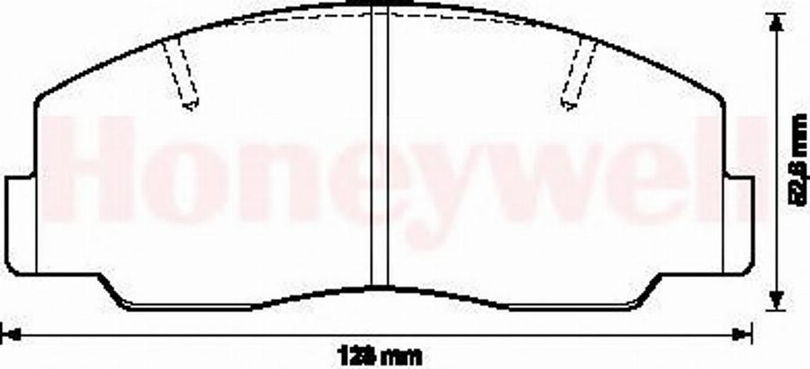 BENDIX 572297B - Kit pastiglie freno, Freno a disco autozon.pro