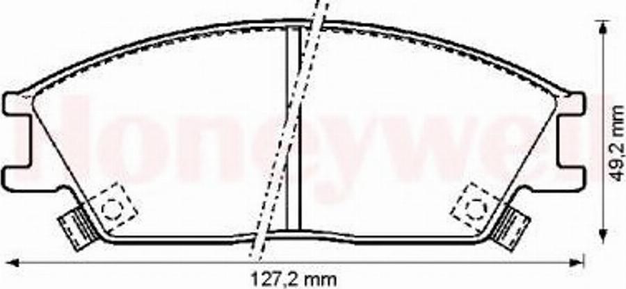 BENDIX 572269B - Kit pastiglie freno, Freno a disco autozon.pro