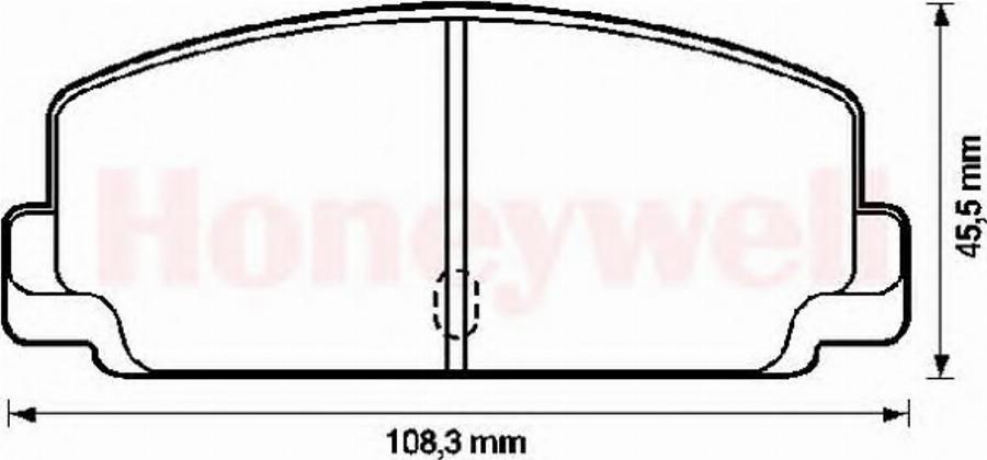 BENDIX 572204B - Kit pastiglie freno, Freno a disco autozon.pro