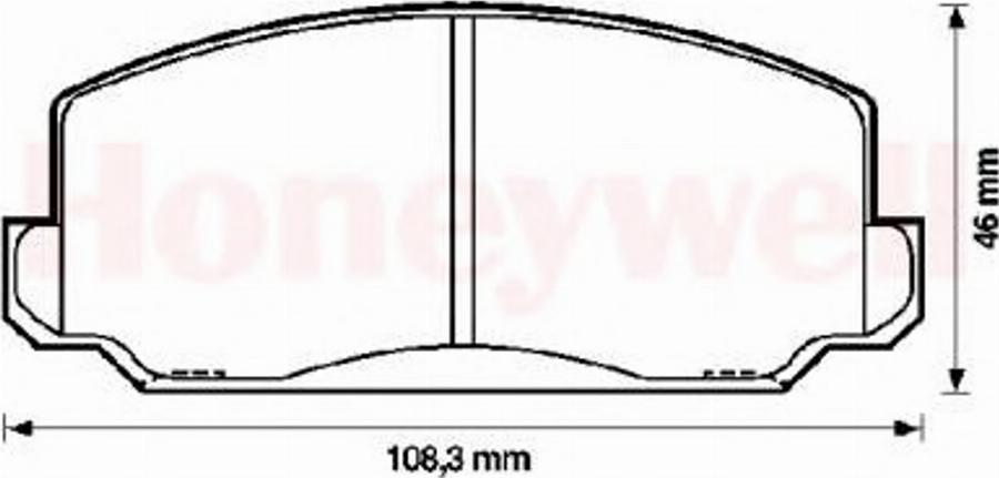 BENDIX 572205B - Kit pastiglie freno, Freno a disco autozon.pro