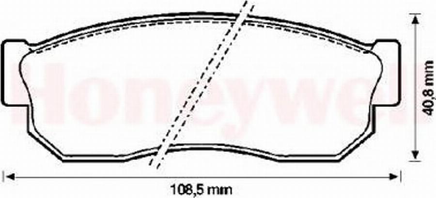 BENDIX 572206B - Kit pastiglie freno, Freno a disco autozon.pro