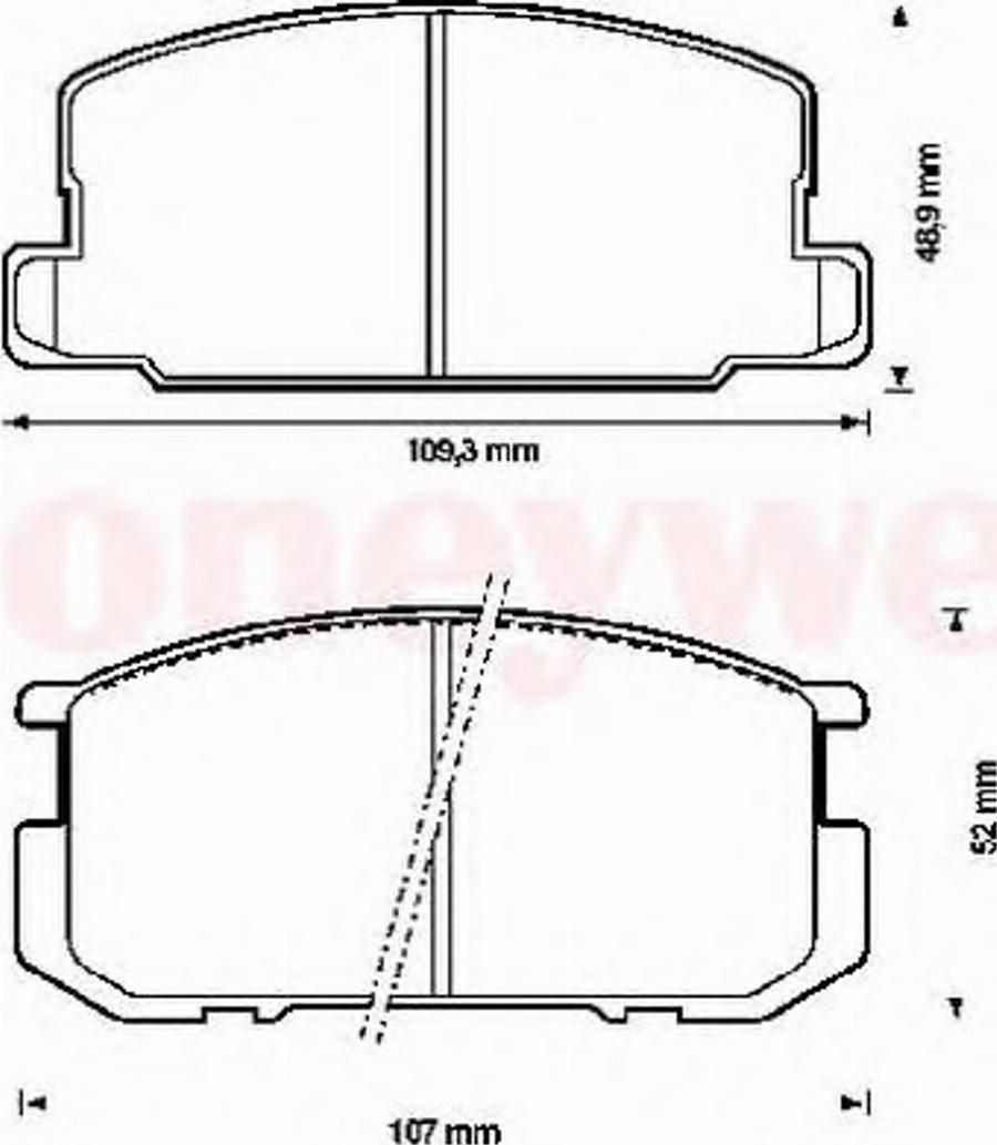 BENDIX 572218B - Kit pastiglie freno, Freno a disco autozon.pro