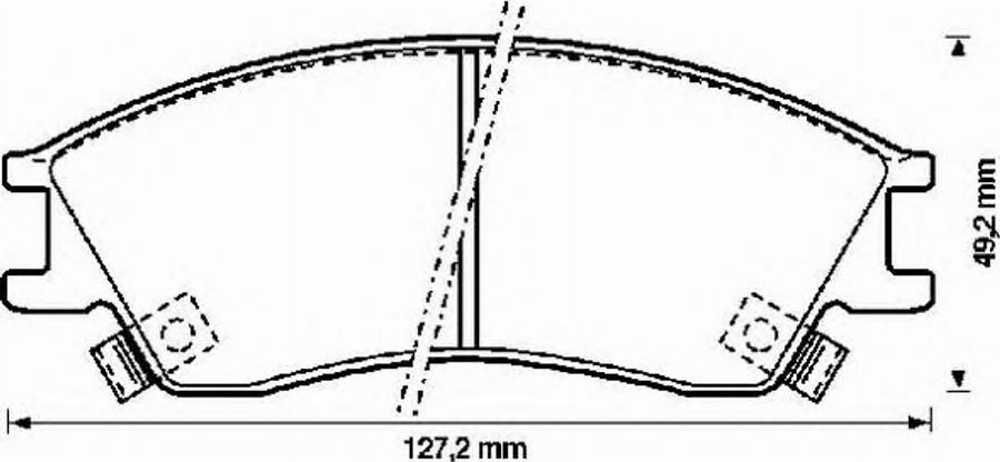 BENDIX 572270B - Kit pastiglie freno, Freno a disco autozon.pro