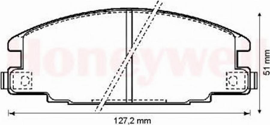 BENDIX 572271B - Kit pastiglie freno, Freno a disco autozon.pro