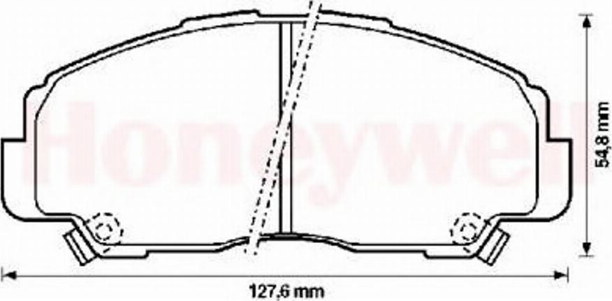 BENDIX 572278B - Kit pastiglie freno, Freno a disco autozon.pro