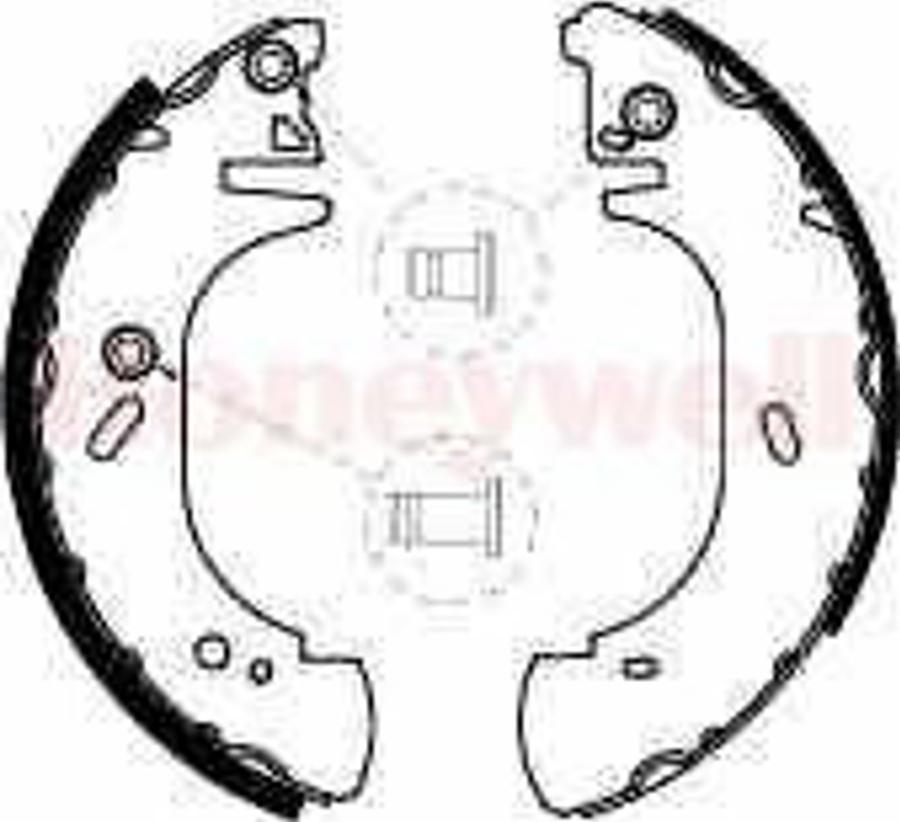 BENDIX 361561 B - Kit ganasce freno autozon.pro