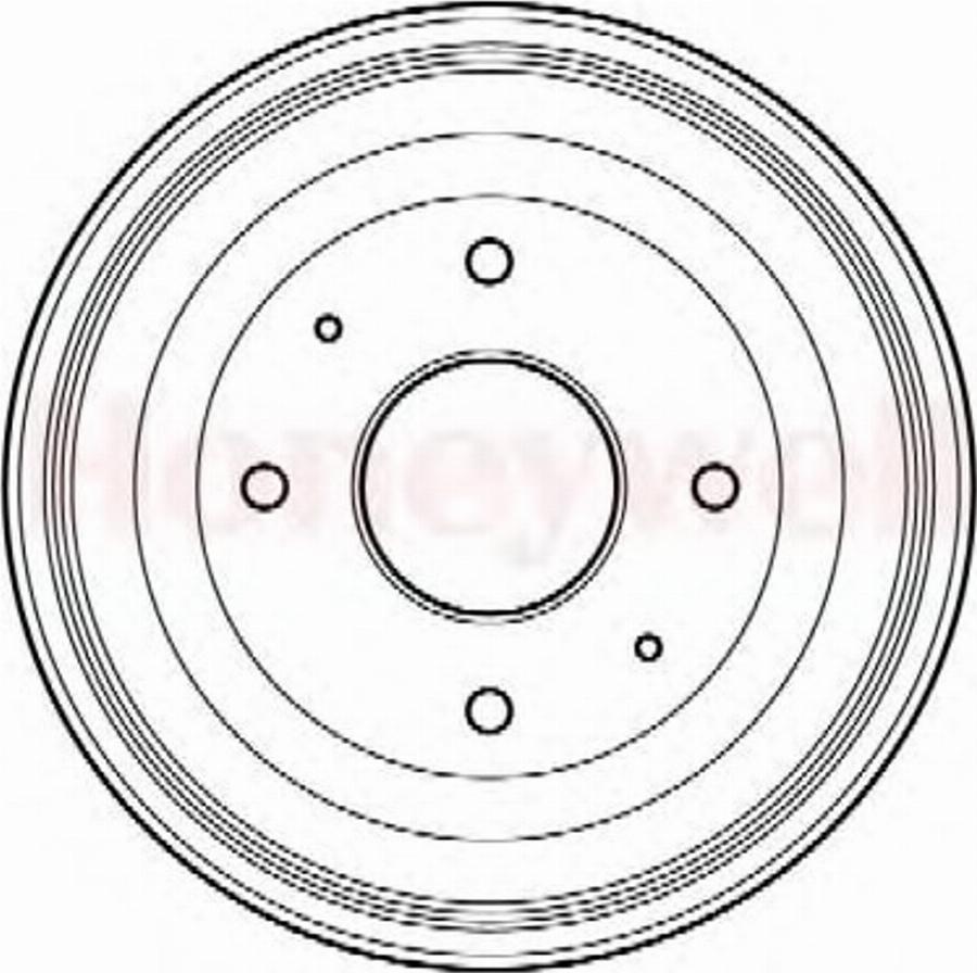 BENDIX 329005 B - Tamburo freno autozon.pro