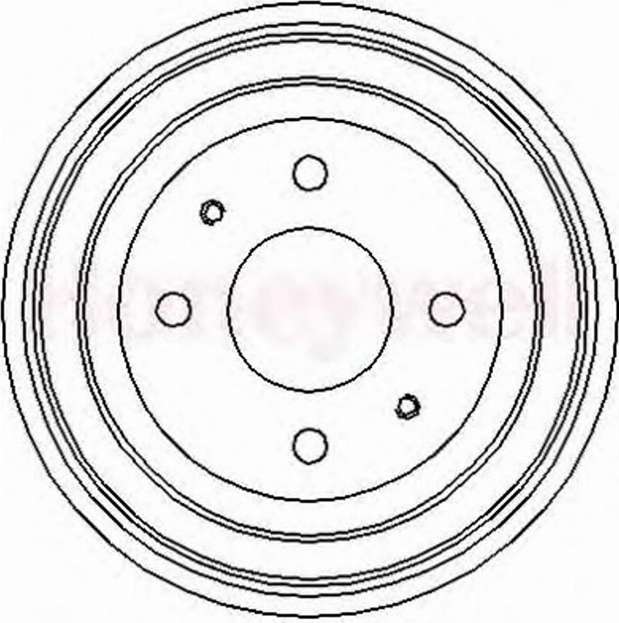 BENDIX 329016B - Tamburo freno autozon.pro