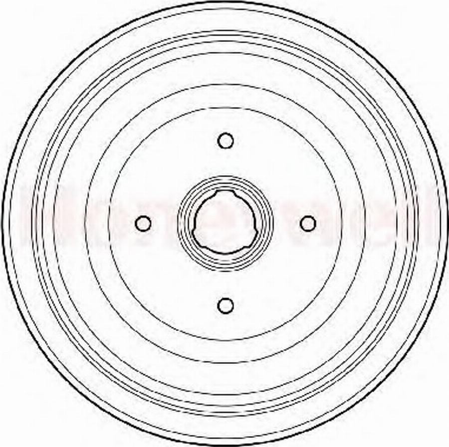 BENDIX 329133 B - Tamburo freno autozon.pro