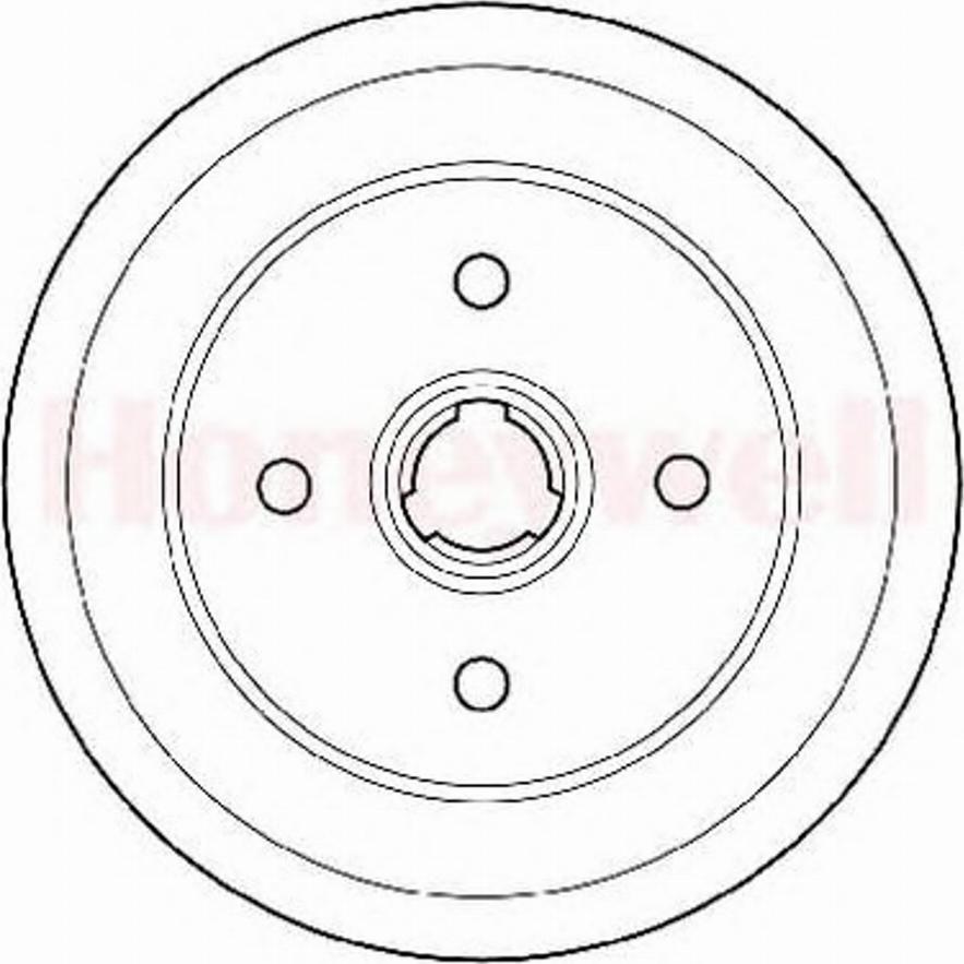 BENDIX 329706 B - Tamburo freno autozon.pro