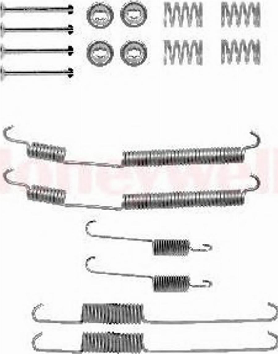 BENDIX 771284B - Kit accessori, Ganasce freno autozon.pro