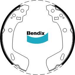 BENDIX BS5057 - Kit ganasce freno autozon.pro