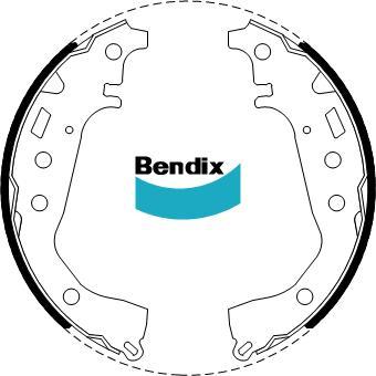 BENDIX BS5004 - Kit ganasce freno autozon.pro