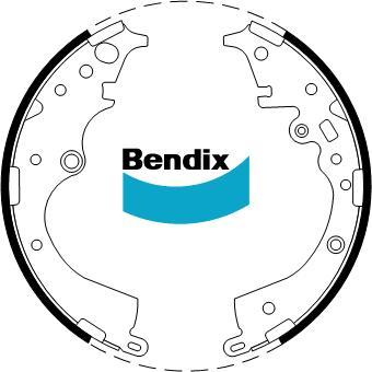 BENDIX BS5007 - Kit ganasce freno autozon.pro