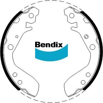 BENDIX BS5012 - Kit ganasce freno autozon.pro