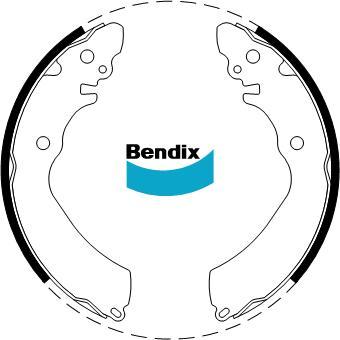 BENDIX BS5027 - Kit ganasce freno autozon.pro