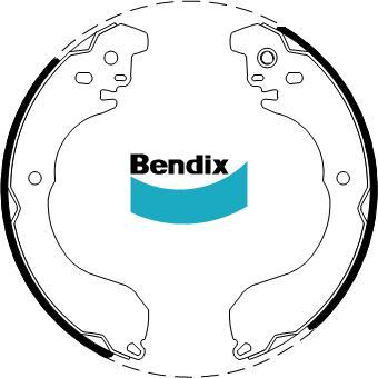 BENDIX BS5116 - Kit ganasce freno autozon.pro