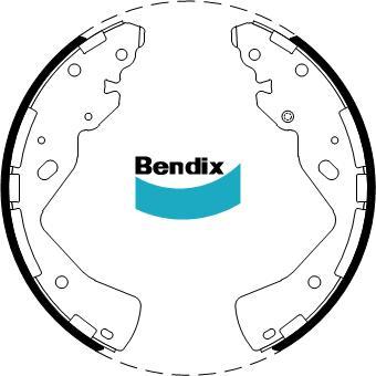 BENDIX BS5238 - Kit ganasce freno autozon.pro