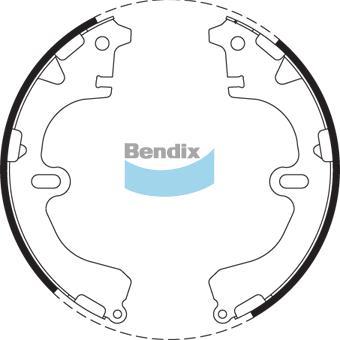 BENDIX BS1490 - Kit ganasce freno autozon.pro