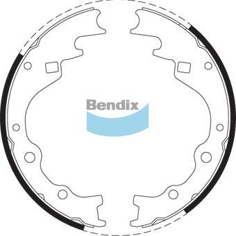 BENDIX BS1587 - Kit ganasce freno autozon.pro