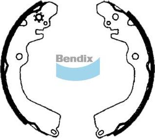 BENDIX BS1699 - Kit ganasce freno autozon.pro