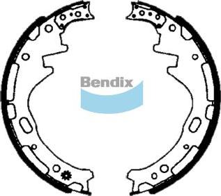 BENDIX BS1652 - Kit ganasce freno autozon.pro