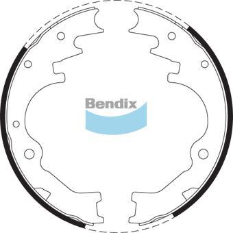 BENDIX BS1665 - Kit ganasce freno autozon.pro