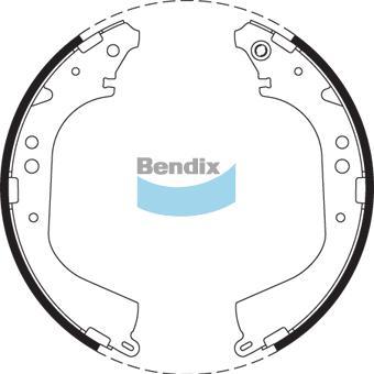 BENDIX BS1660 - Kit ganasce freno autozon.pro