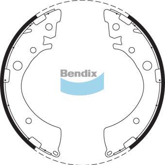 BENDIX BS1614 - Kit ganasce freno autozon.pro