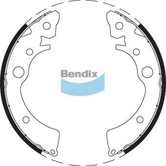 BENDIX BS1610 - Kit ganasce freno autozon.pro