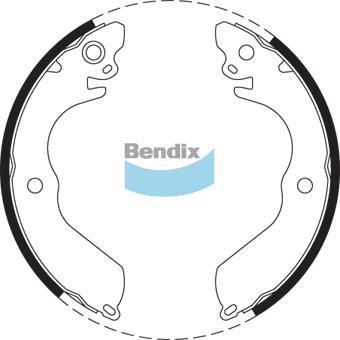 BENDIX BS1681 - Kit ganasce freno autozon.pro