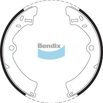 BENDIX BS1627 - Kit ganasce freno autozon.pro