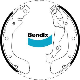 BENDIX BS1870 - Kit ganasce freno autozon.pro