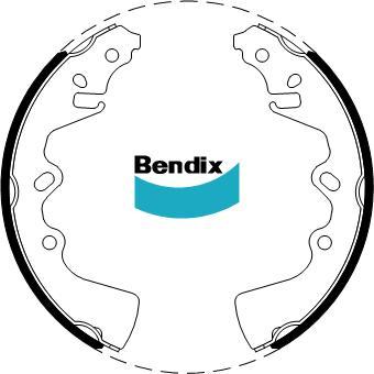 BENDIX BS1348 - Kit ganasce freno autozon.pro