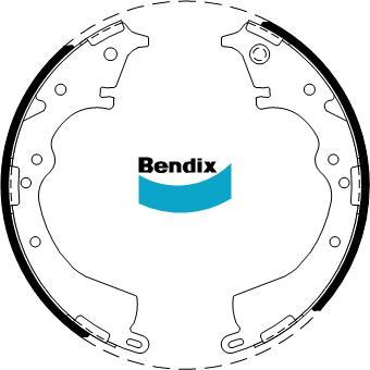 BENDIX BS1768 - Kit ganasce freno autozon.pro