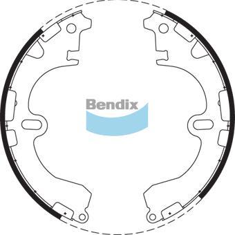 BENDIX BS1704 - Kit ganasce freno autozon.pro