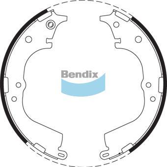 BENDIX BS1714 - Kit ganasce freno autozon.pro