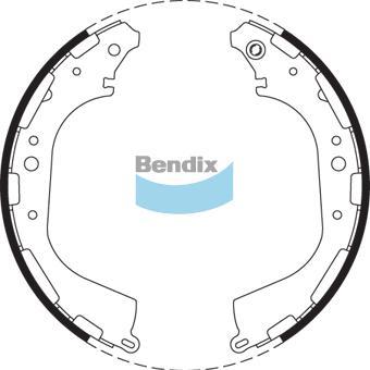 BENDIX BS1726 - Kit ganasce freno autozon.pro