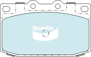 BENDIX DB416 GCT - Kit pastiglie freno, Freno a disco autozon.pro