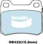 BENDIX DB433 GCT - Kit pastiglie freno, Freno a disco autozon.pro