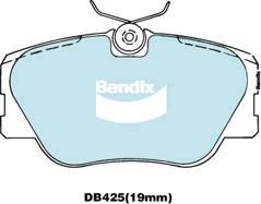 BENDIX DB425 EURO+ - Kit pastiglie freno, Freno a disco autozon.pro